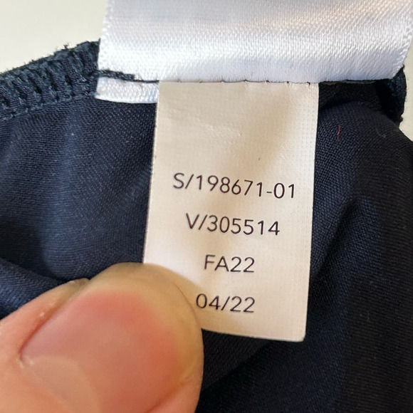 Athleta Brooklyn‎ Mid-Rise Ankle Pants Tapered Leg Slim Fit Blue Plus Size 20 - Picture 6 of 6